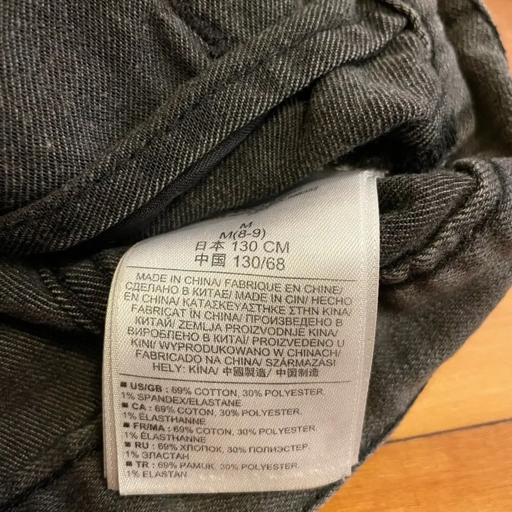 Gap Grey Denim Moto Jacket